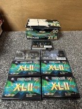 7x Maxell XLII 90 Audio Cassette Tapes (4 NEW Sealed)