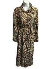 Zara satin shirt dress size L