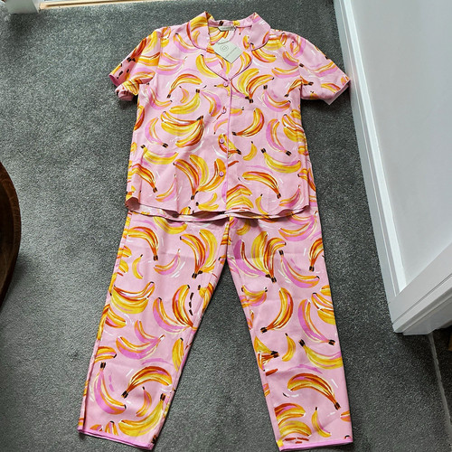 Cyberjammies pink banana print - cyberjammies,