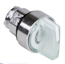 ZB4BK1313 Schneider Telemecanique 3 Position Selector Switch clear / White