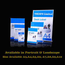 Acrylic Poster Menu Holder