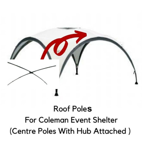Coleman roof poles - roof, xl