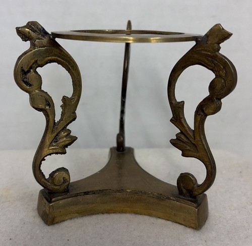 Vintage brass ornate - , stand
