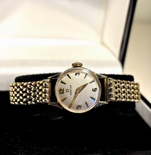 Ladies Vintage  Omega 9ct Full