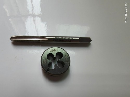 1set m5x0 70mm die and - and, tap