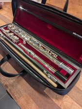 Perfect Condition Silver Plated Pearl Flute Model PF-501