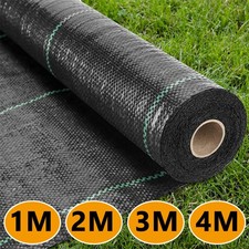 10m 25m 50m Long Heavy Duty Weed Control Fabric Landscape Membrane Ground Cover