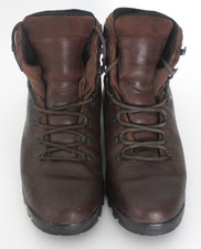 Merrell Leather Walking Boots - Men's - UK 11 - Dark Brown - Vibram Soles