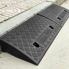 2X 50cm Heavy Duty Rubber Kerb