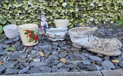 Selection garden ornaments - selection, of