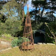 Willow garden obelisk wooden - garden,