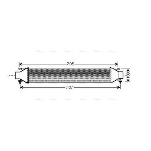 Intercooler for fiat bravo 4 - intercooler,