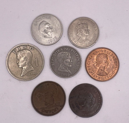 Lot foreign coins - foreign,
