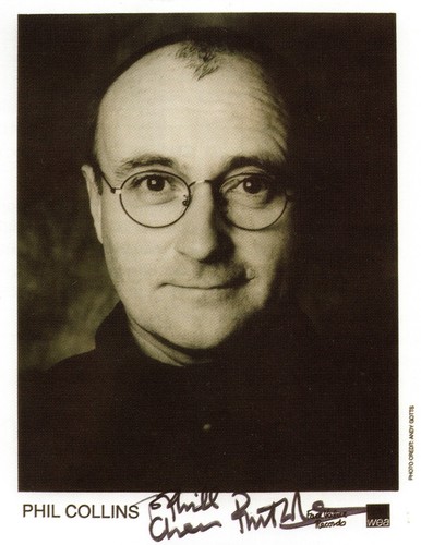Phil collins signed specs - collins, 'specs'