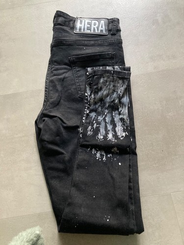 Black hera skinny jeans - black,