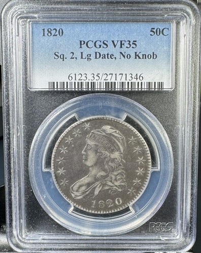1820 capped bust half - bust,