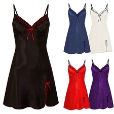 Womesn Sexy Lingerie Babydoll Night Dress Gown Chemise Sleepwear Nightwear Robe