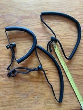 Unbranded: scuba diving, three black wrist lanyard with rubber sleeve, clip