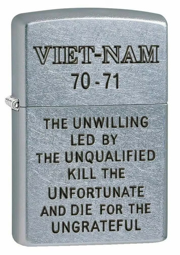 Zippo lighter vietnam trench - zippo, lighter: