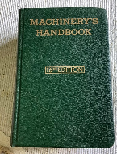 Machinery handbook 16th - machinery's,