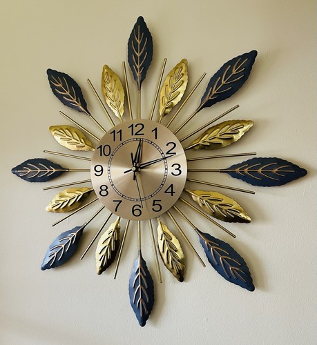 Modern metal leaf design - leaf,