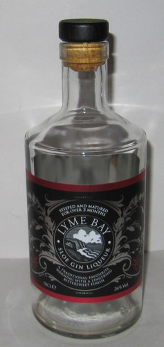 Lyme bay sloe gin - bay, empty