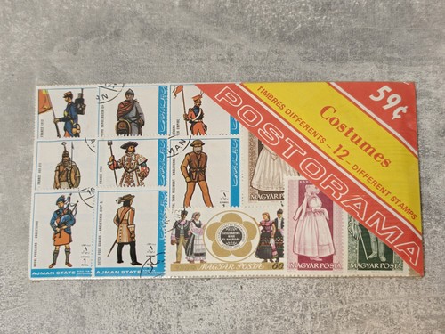 Costume postage stamp - costume,