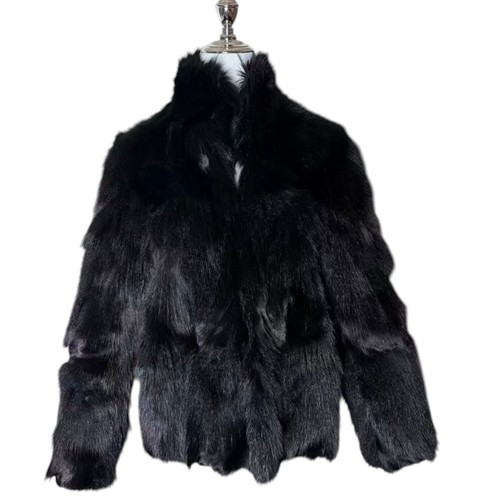 Real fox fur coat - real,