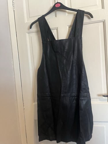 Women black leather - black,