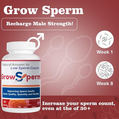 Grow sperm veg capsules - sperm, 30