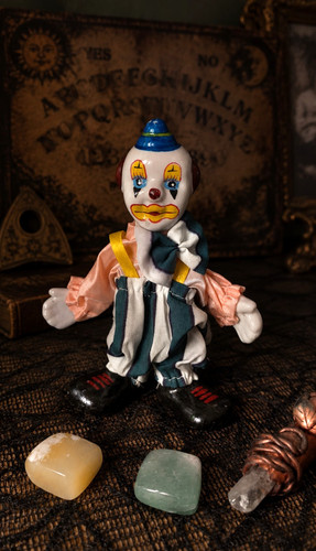 Haunted clown doll - haunted,