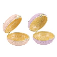 Enamel Macaron Trinket Box