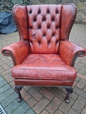 Chesterfield Leather Wingback