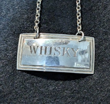 Antique Solid Silver Whisky