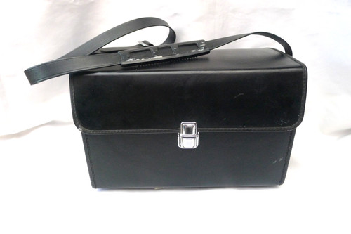 Black hard cine camera bag - black,