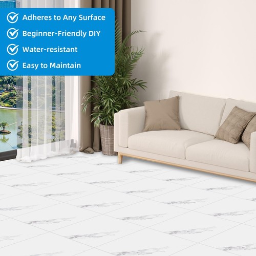 Vinyl floor tiles self