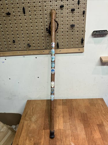 Vtg souvenir walking stick - walking,