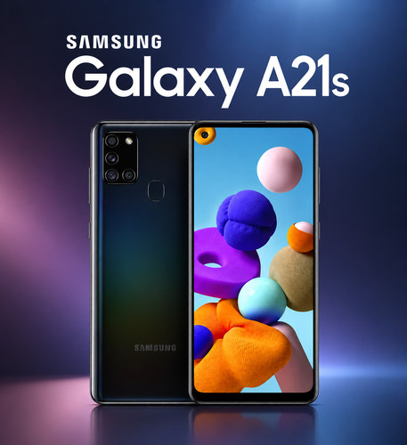 Samsung galaxy a21s - galaxy, black