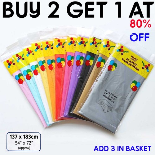 Disposable plastic tablecloth - plastic,
