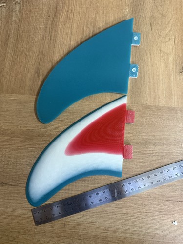 Surfboard double tab tail - double,