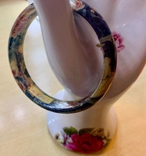 Vintage Liberty Bangle Bracelet Floral Pattern Excellent Condition