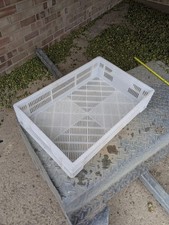 1000 Plastic Fruit 60x40x10 storage stackable Crate Orchard picking Boxes Tray