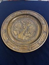 Hand carved wooden bowl wall