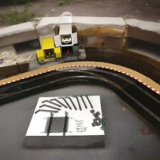 Slot car scenery  Version 2 Fence With Angel Posts And Mesh Fence Scalextric .