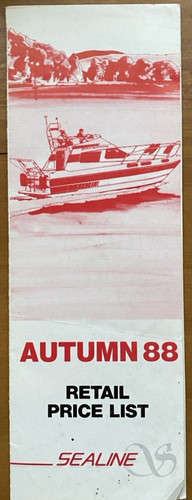 Sealine 1988 price list