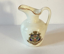 Crested Jug Montreal Longton China Willow Art.