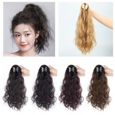 As Human Hair Real Claw Ponytail Clip In Hair Extensions Pony Tail Claw Clip