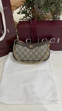 Gucci Ophidia Mini Bag, Beige And Ebony Supreme