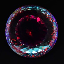 Mystic Topaz Round 795.45 Cts Rainbow Color Certified Rare Natural Gemstone.