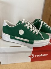Rieker Green White Soled